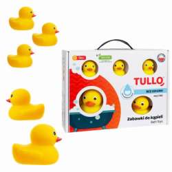 Zestaw kaczuszek do kąpieli 5 sztuk bez dziurki Tullo (518 TULLO) - 1