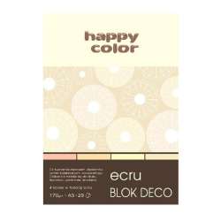 Blok A5/20K Deco Ecru 170g HAPPY COLOR