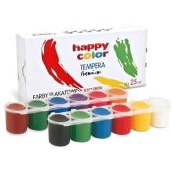 Farby plakatowe Tempera 12 kolorów HAPPY COLOR - 1