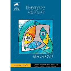 Blok malarski A4/10K 200g Happy Color