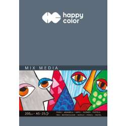Blok Mix Media ART A5/25K 200g HAPPY COLOR - 1