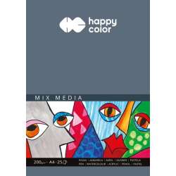 Blok Mix Media ART A4/25K 200g HAPPY COLOR
