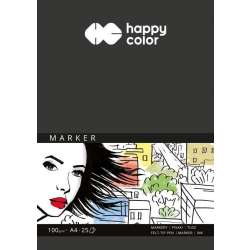 Blok do markerów ART A4/25K 100g Happy Color