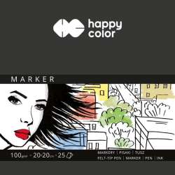 Blok do markerów ART 20x20 cm 25K 100g Happy Color - 1