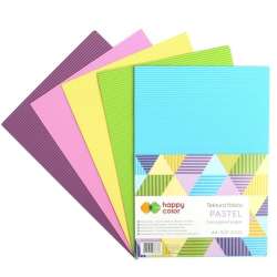 Tektura falista A4/5K mix Pastel HAPPY COLOR - 1