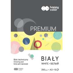 Blok techniczny biały A3/10K Premium HAPPY COLOR - 1