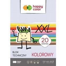 Blok techniczny kolor A4/20K HAPPY COLOR