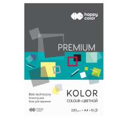 Blok techniczny kolor A4/10K Premium HAPPY COLOR - 1
