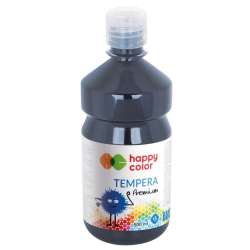Farba tempera Premium 500ml czarna HAPPY COLOR - 1