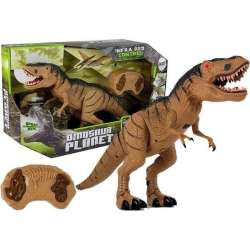 Dinozaur Tyranozaur Rex zdalnie sterowany R/C z Parą Lean Toys (7159) - 1
