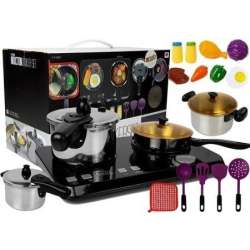 Zestaw kuchenny ze stali nierdzewnej płyta indukc. - 1