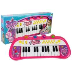 Keyboard 24 klawisze różowe