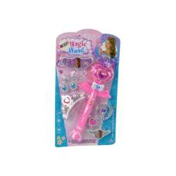 Zestaw księżniczki Interaktywna magiczna różdżka + akcesoria LeanToys (12735) - 1