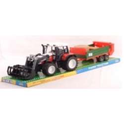 Traktor rozrzutnik z łyżką duży