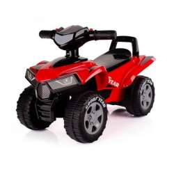 Jeździk quad dziecięcy z dźwiękiem czerwony