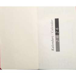 Wkład wymienny kalendarz 2026 A6 tygodniowy