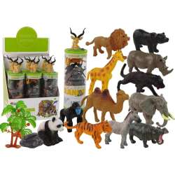 Zestaw 12 Figurek Dzikie Zwierzęta Afryka Akcesoria W Tubie (13189) - 1