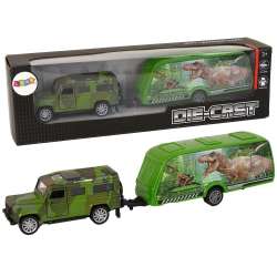 Jeep z przyczepą z dinozaurami - 1