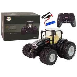 Traktor Zdalnie Sterowany R/C Czarny 2,4G Metal (13344) - 1