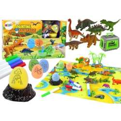 Zestaw kreatywny DIY dinozaury jaja do malowania transporter Lean Toys (13448)