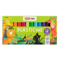 Plastelina szkolna 12 kolorów EASY - 1