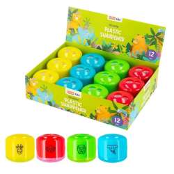 Temperówka plastikowa podwójna mix (12szt) EASY - 1