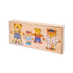 Układanka drewniana Cztery misie puzzle (GXP-882890) - 1