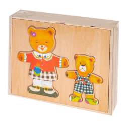 Układanka drewniana Dwa misie - 1