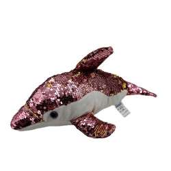 Delfin cekiny różowy - 1