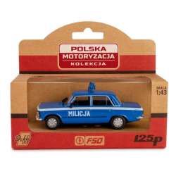 PRL 1:43 Fiat 125 Milicja niebieski (GXP-755576) - 1