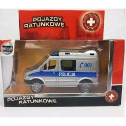 Mercedes Benz Sprinter Policja -11,5x6x11cm (B-279)