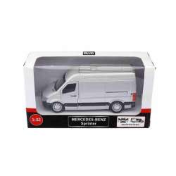 Mercedes Benz Sprinter srebrny. Model wykonany w skali 1:32 (B-942) - 1