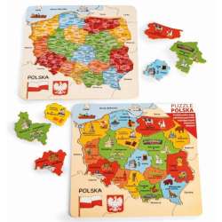 Mapa Polski puzzle (D-100)