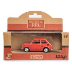 Kolekcja PRL Fiat 126p czerwony