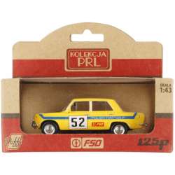 Pojazd PRL Fiat 126p Rally żółty (GXP-921587) - 1