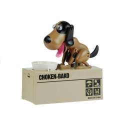 Skarbonka pies zjadający monety