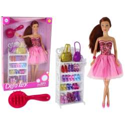 Lalka Lucy sukienka różowa + akcesoria XXL - 1