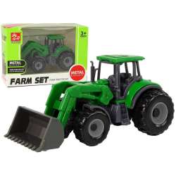 Traktor spychacz zielony