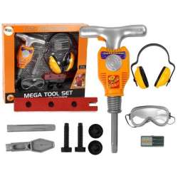 Zestaw narzędzia młot pneumatyczny okulary - 1