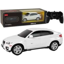 Auto R/C Bmw X6 1:24 Rastar Białe Lean Toys (15258) - 1