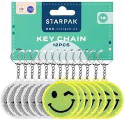 Brelok odblaskowy 7cm Emot (12szt) - 1