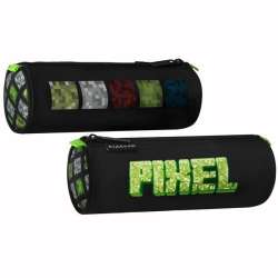 Piórnik tuba 1 zamek PIXEL zielony STARPAK (527230)