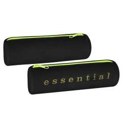 Piórnik silikon 1zamek essential czarny