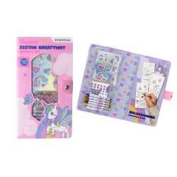 Zestaw kreatywny do kolorowania naklejki Unicorn - 1