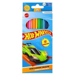 Kredki ołówkowe 12 kolorów Hot Wheels - 1