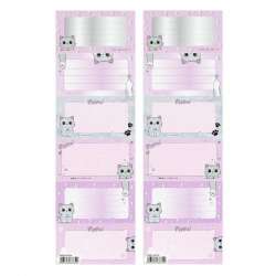 Naklejki na zeszyt Kitty (25szt) - 1 Naklejki na zeszyt Kitty (25szt) - 1