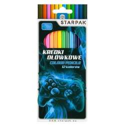 Kredki ołówkowe 12 kolorów Pad - 1