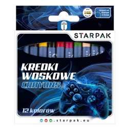 Kredki woskowe 12 kolorów Pad - 1