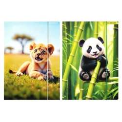 Teczka z gumką A4 Wild Animal mix - 1