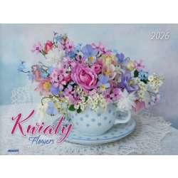 Kalendarz 2026 ścienny albumowy 28,5x20cm Kwiaty - 1